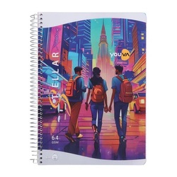 Youva A4 Ruled Spiral Notebook 400pgs - 24250